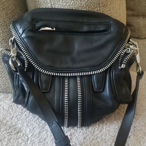Alexander Wang Mini Marti Black Backpack Crossbody Bag - Picture 12 of 13